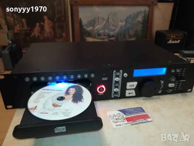 MC CRYPT DJ1500-PROFESSIONAL CD SWISS 0610231154L1EKD, снимка 1 - Ресийвъри, усилватели, смесителни пултове - 42456609