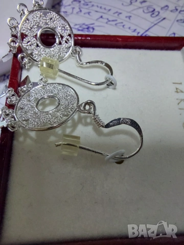 Нови сребърни обеци бохо стил, снимка 4 - Обеци - 53291784