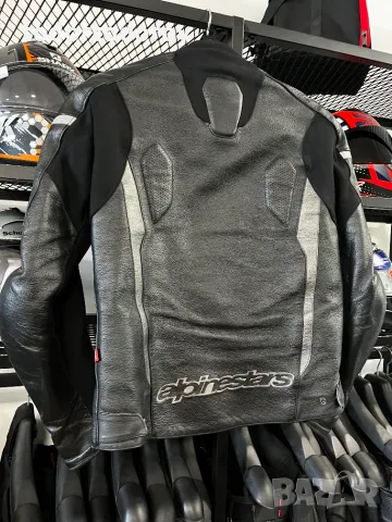 Кожено мото яке ALPINESTARS GP PLUS V2 BLACK,52-М/L ,оригинално 149.90 €, снимка 4 - Аксесоари и консумативи - 55941523