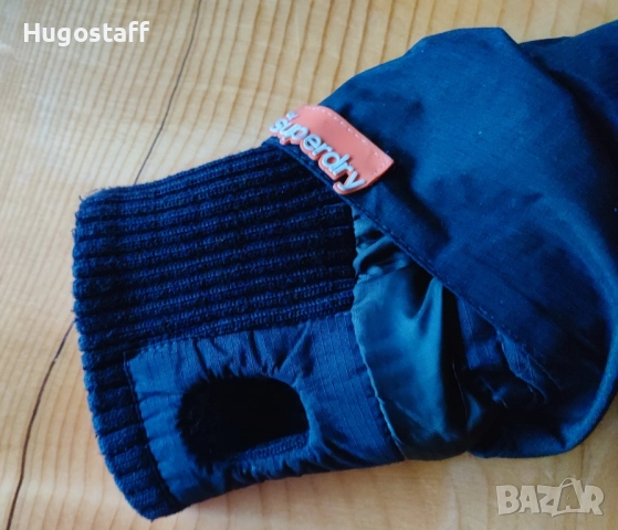 Оригинално Зимно яке ветровка качулка SUPERDRY М, снимка 12 - Якета - 52078570
