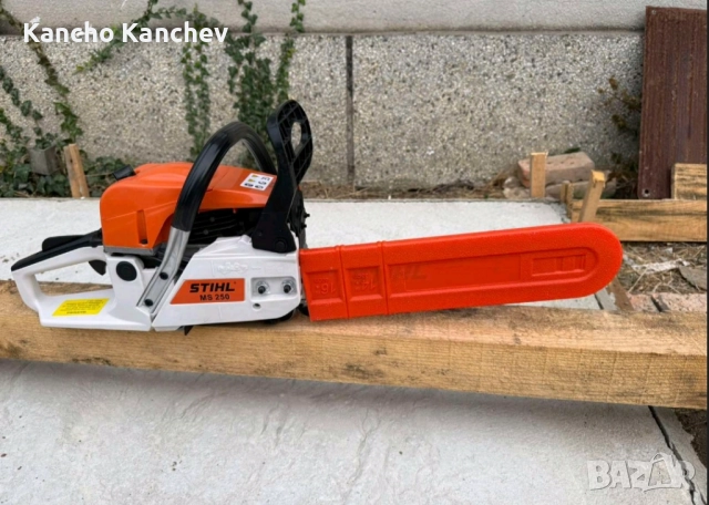 Чисто Нов Бензинов Трион STIHL MS 250, снимка 7 - Градинска техника - 52265284