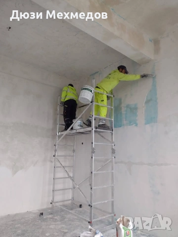 ИЗВЪРШВАМЕ СТРОИТЕЛНИ РЕМОНТИ, ШПАКЛОФКА ГИПСОКОРТОН БОЯДИСВАНЕ ТЕРАКОТА ФАЯНС ЗИДАРИЯ НАВЕСИ , снимка 14 - Ремонти на апартаменти - 53365313