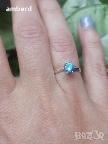 Нежен и елегантен сребърен пръстен - модел R062, снимка 6 - Пръстени - 53614259