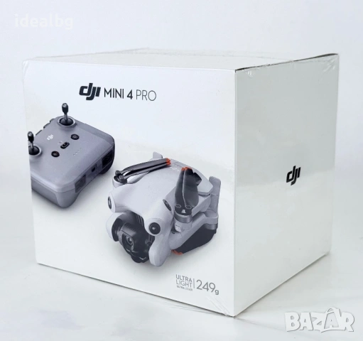 НОВ! Дрон DJI Mini 4 Pro 2г. Гаранция!, снимка 2 - Дронове и аксесоари - 53538306