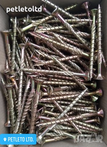 Винт за твърда дървесина TORNADO PLUS TORX Размер в мм - 4 Х 50 Опаковка - кутия 500 бр, снимка 3 - Други инструменти - 44478001