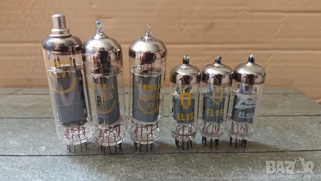 Нови радиолампи EL81, EL83, EL95 Използвана радиолампа EL95. , снимка 2 - Ресийвъри, усилватели, смесителни пултове - 50174804