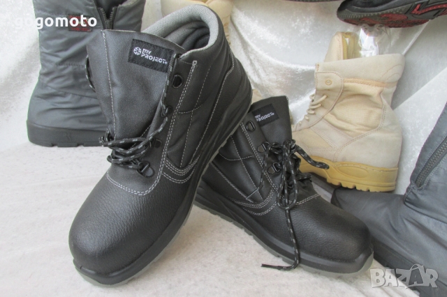 НОВИ ВОДОУСТОЙЧИВИ,професионални работни зимни обувки,боти,44-45,SAFETY my PROJEKT® S3,естеств. КОЖА, снимка 13 - Мъжки боти - 36081180