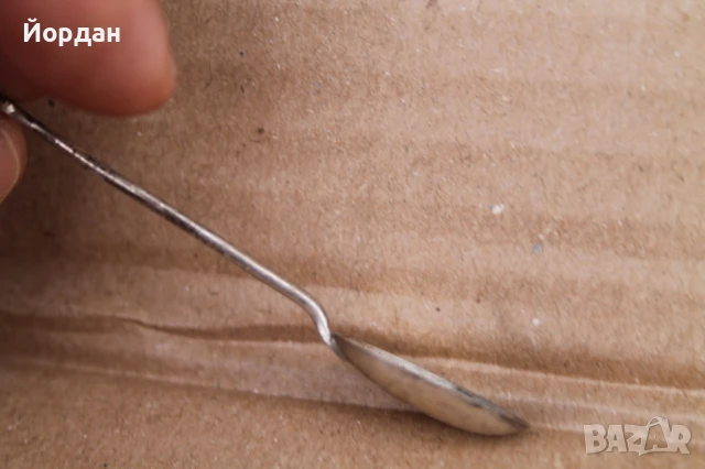 Сребърна лъжичка , снимка 7 - Антикварни и старинни предмети - 50657890