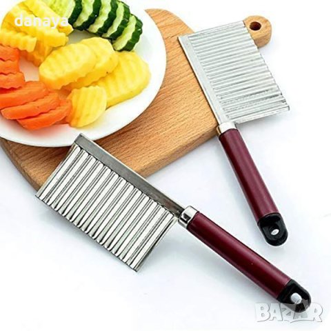 4046 Вълнообразен нож за кашкавал и зеленчуци, снимка 4 - Аксесоари за кухня - 42339106