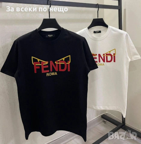 Fendi Мъжка Тениска👕Мъжка Блуза С Къс Ръкав Фенди - Различни Цветове Код Mens P.146