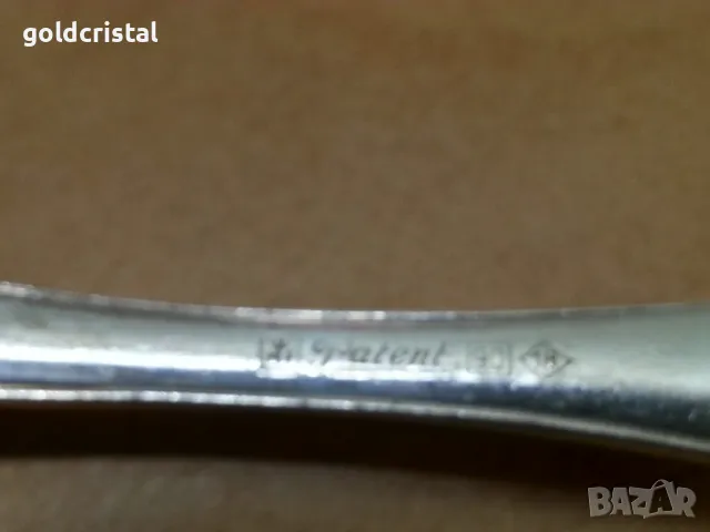 стари дълбоко посребрени лъжички , снимка 5 - Антикварни и старинни предмети - 49157922