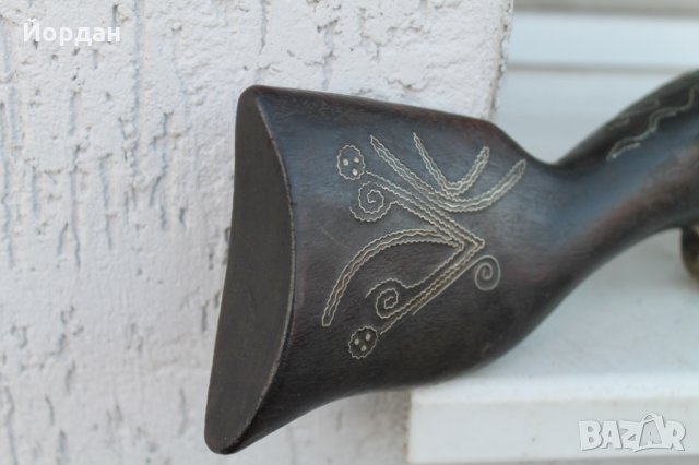 Стар кремъчен пистолет/пушка, снимка 2 - Антикварни и старинни предмети - 35862113