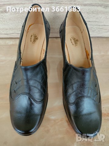 Нови кожени бълг. обувки, снимка 4 - Дамски обувки на ток - 39909541