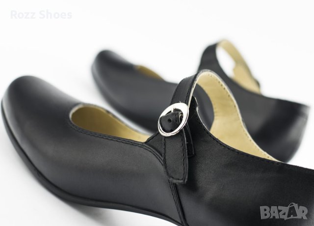Дамски обувки за танци скарпини естествена кожа, снимка 3 - Дамски обувки на ток - 40950452