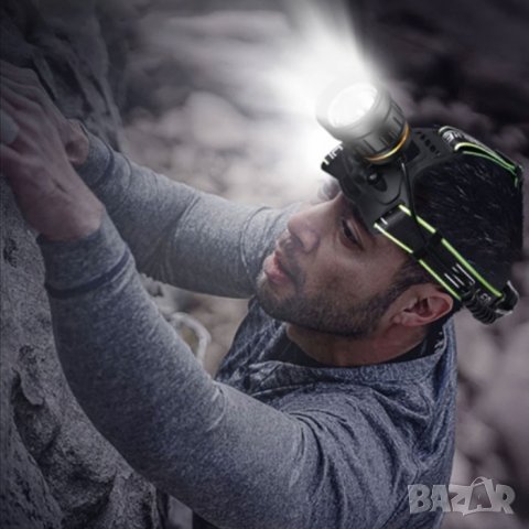 Челник Automat, Акумулаторен, 3W, Черен, снимка 3 - Къмпинг осветление - 41842844