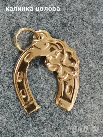 Златно колие и висулка подарък, снимка 11 - Колиета, медальони, синджири - 52391295