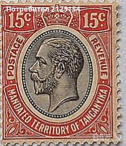 Пощенска марка Кения 1921 г.