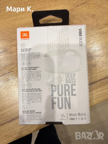 Безжични слушали JBL Vibe Buds, снимка 3 - Bluetooth слушалки - 53137770