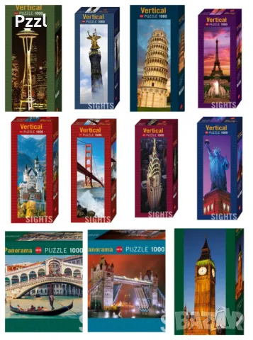 Пъзели Серия Heye "Sights" Панорамни, снимка 1