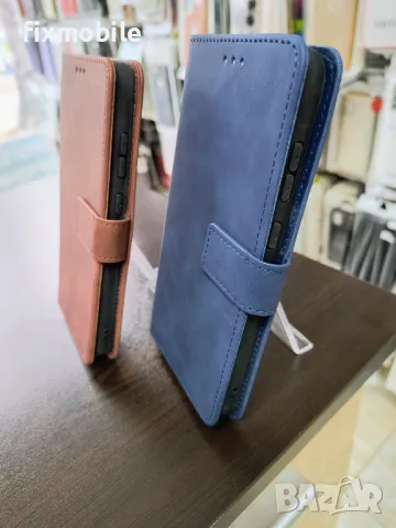 Samsung Galaxy A55 5G велурен калъф тип тефтер, снимка 2 - Калъфи, кейсове - 48320234