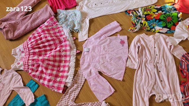 Лот (23 броя) дрехи за момиче 9-12м (next, marks & spencer, george, mothercare) , снимка 2 - Други - 41748569