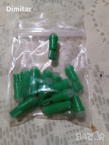 Led крушки с цокъл Т5 зелени, снимка 3 - Части - 38619849