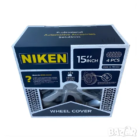 Тасове за джанти Niken 15'' модел 174, снимка 2 - Аксесоари и консумативи - 55861533