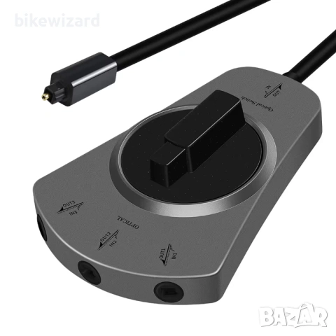 Оптичен кабелен сплитер 1 вход 3 изхода Цифров Toslink аудио сплитер – 1 метър НОВ