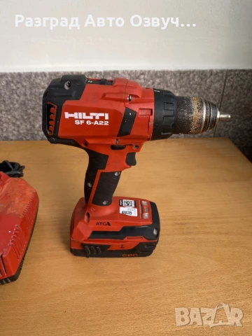 HILTI SF 6-A22 ATC - КАТО НОВ - Мощен и качествен безчетков винтоверт, снимка 7 - Винтоверти - 50569217