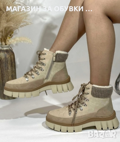 ДАМСКИ БОТИ - код: В18048, снимка 4 - Дамски боти - 52142686