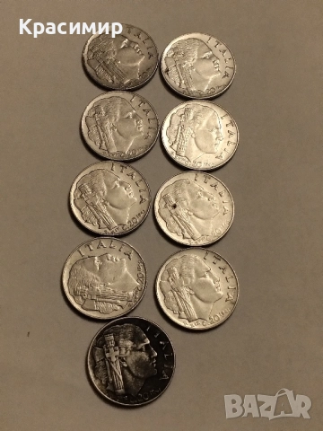 Монети Италия 20 Чентесими 1940-1941 г., снимка 11 - Нумизматика и бонистика - 51852426