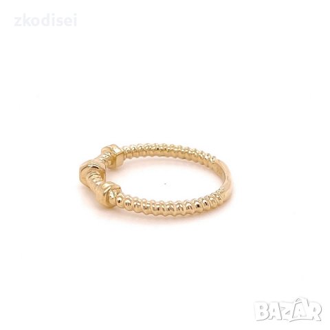 Златен дамски пръстен 2,49гр. размер:54 14кр. проба:585 модел:21880-4, снимка 3 - Пръстени - 44168024