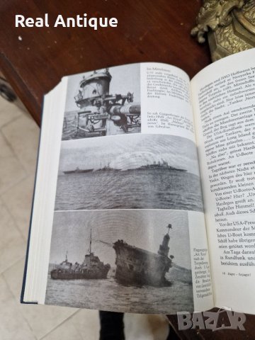Антикварна немска книга- Ловецът гони - Немските подводници , снимка 5 - Антикварни и старинни предмети - 39406870