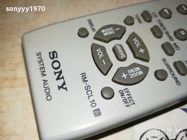 SONY RM-SCL10 AUDIO REMOTE 1110231910, снимка 10 - Ресийвъри, усилватели, смесителни пултове - 42525908