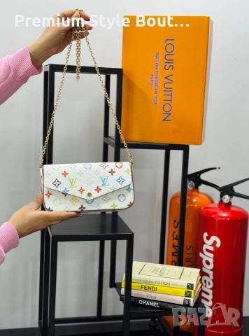 чанти Louis Vuıtton 🇫🇷 FELICIE POCHETTE ➡️22 Cm ⬆️11 Cm , снимка 2 - Чанти - 53744957