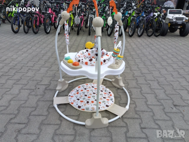 MONI Детско бънджи MAGIC FUN бежов, снимка 2 - Проходилки - 53565098