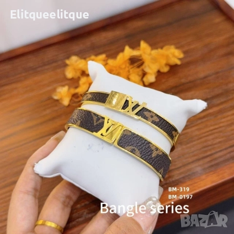 гривни от висококачествена стомана hermes chanel louis vuitton , снимка 12 - Гривни - 52185521