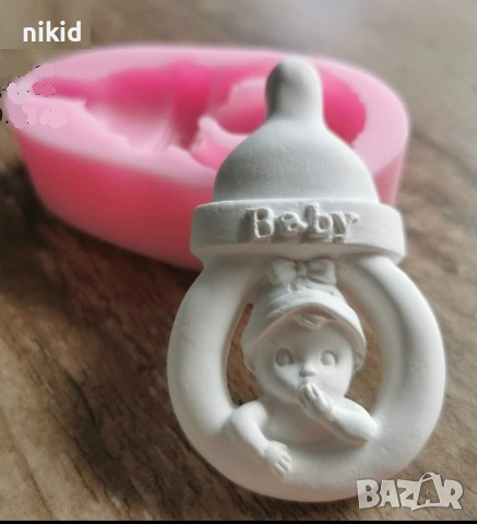 Бебе в Биберон силиконов молд форма фондан шоколад гипс