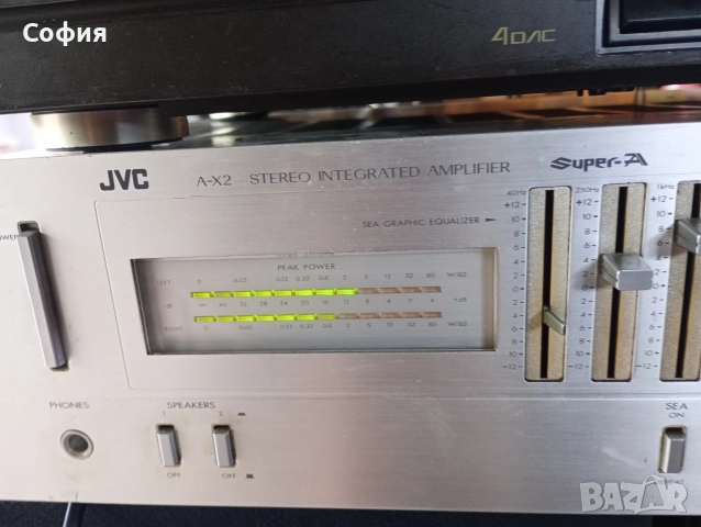 Усилвател JVC A-X 2, снимка 2 - Ресийвъри, усилватели, смесителни пултове - 52865048