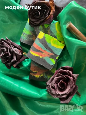 натурален сапун мъжки сапун Black Ember - Черен Жар