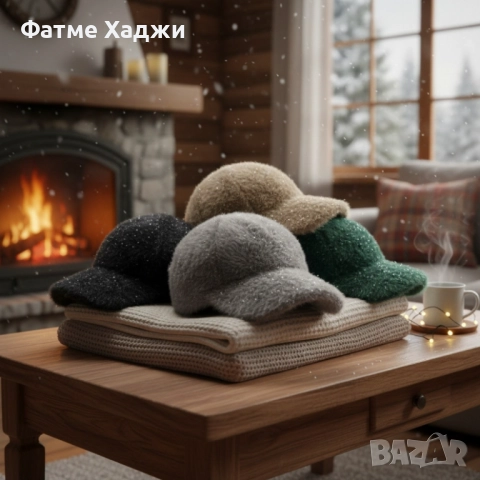 Дамски зимни шапки, снимка 2 - Други - 52663733