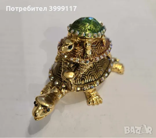 Метална бижутерка - Костенурка 