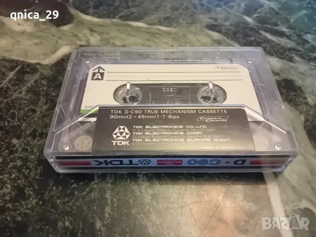 TDK D C-90 употребявани аудио касети, снимка 2 - Декове - 56272616