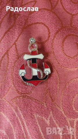 гривна и брошка Котва, снимка 4 - Бижутерийни комплекти - 42308612