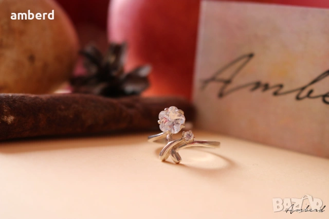 Уникален сребърен пръстен - модел R088, снимка 3 - Пръстени - 53793215