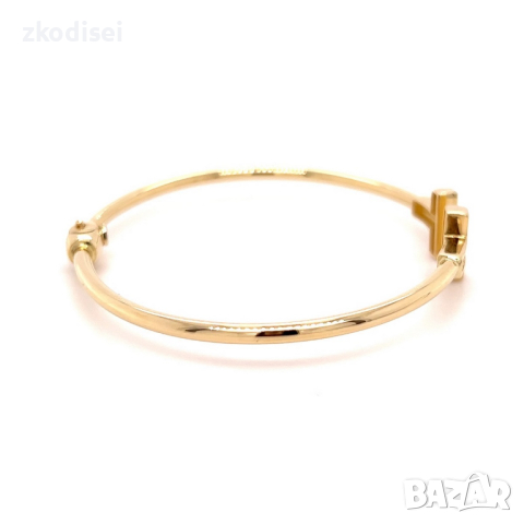 Златна дамска гривна Tiffany i Co 6,63гр. диаметър:6,0см. 14кр. проба:585 модел:21951-5, снимка 3 - Гривни - 44766539