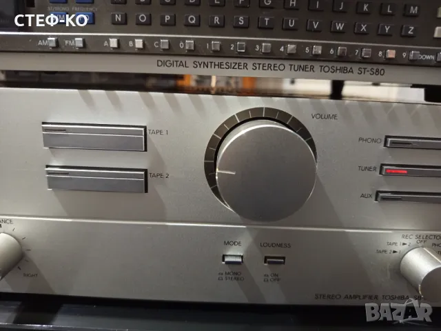 Aurex ( Toshiba ) ST- S80, SB-A45 тунер и усилвател , снимка 6 - Ресийвъри, усилватели, смесителни пултове - 49318955