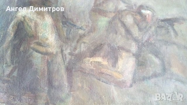 Илия Петров маслена картина платно , снимка 6 - Картини - 41849321