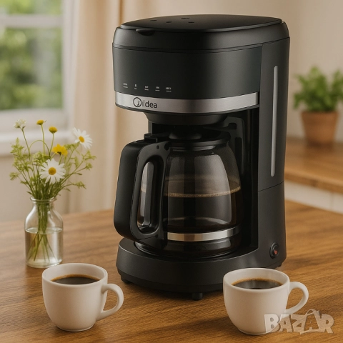 Кафемашина Midea MA-D1502W2ME – Ароматно кафе у дома без усилие, снимка 5 - Друга електроника - 51857991