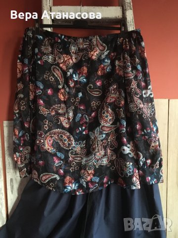 💜💙Красива туника с паднал ръкав🎀хл/2 хл💟, снимка 2 - Туники - 42391037